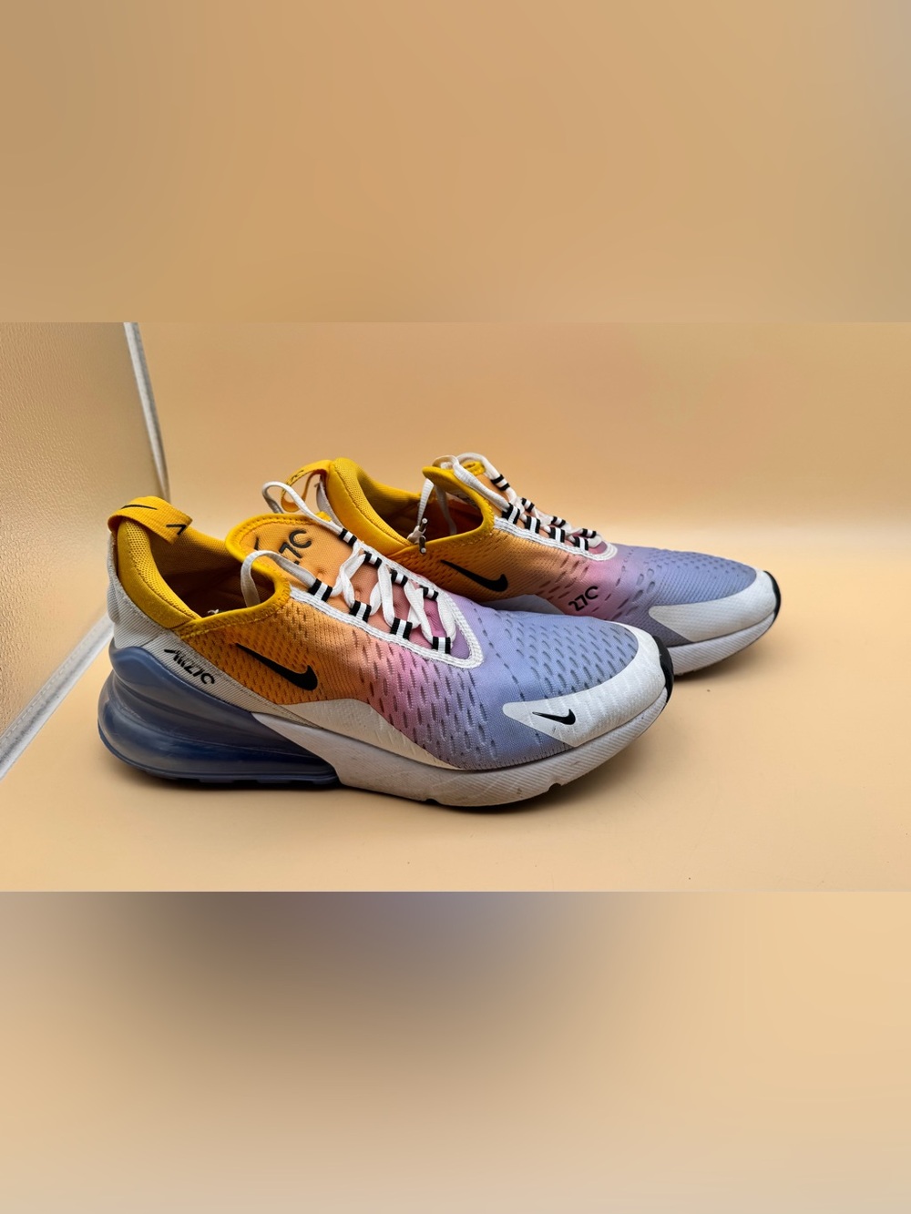 Nike Gradient Pastel Running Shoes - Yellow Pink Lavender